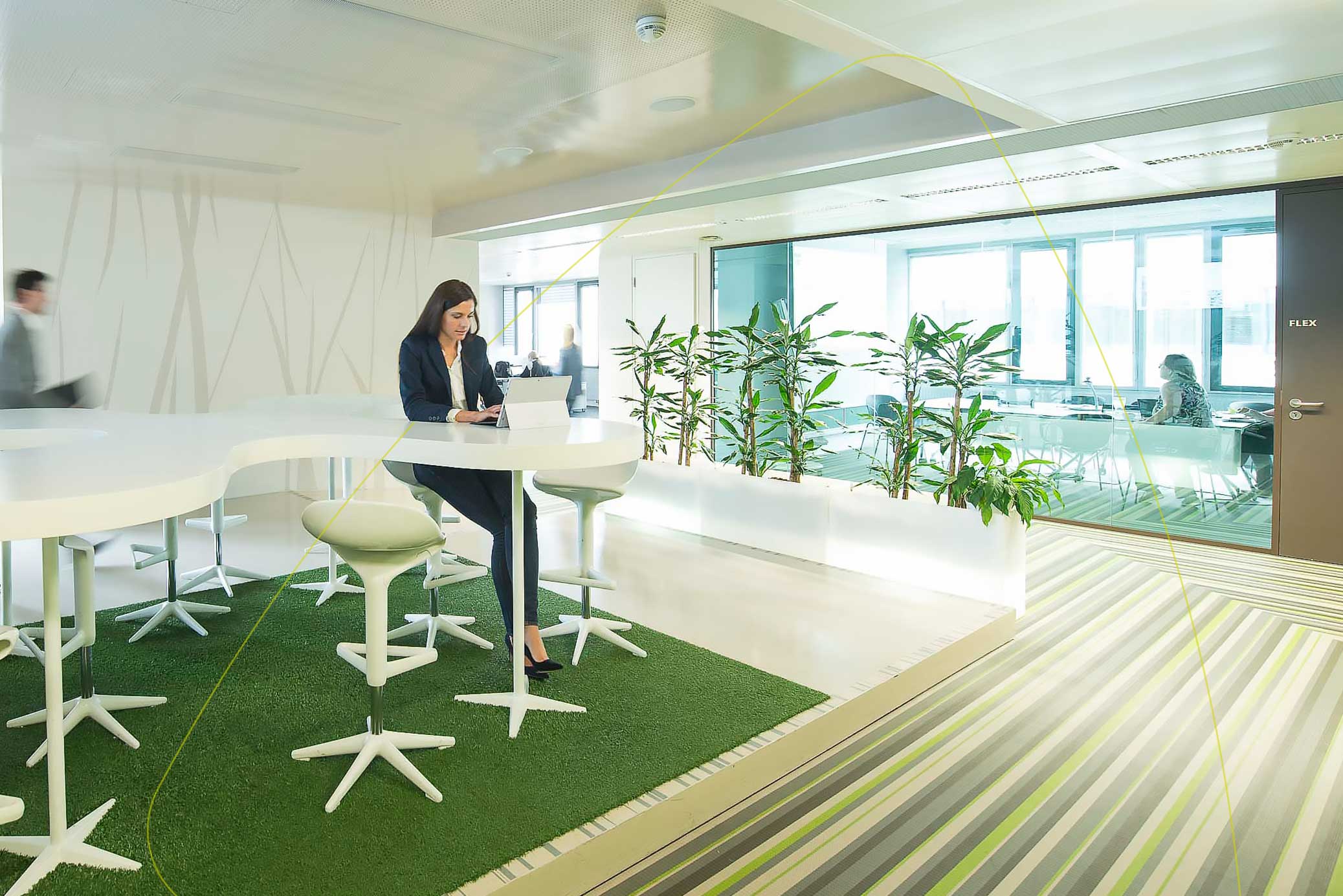 Mit innovativem Grundriss und modernsten Büroflächen.